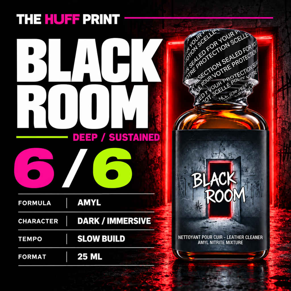Black Room 25 ml Huff Print — amyl, Huff Level 6 of 6