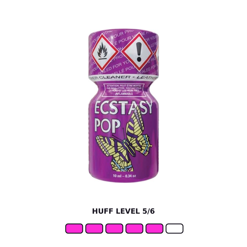 Ecstasy Pop – 10 ml clean front view — HUFF LEVEL 5/6