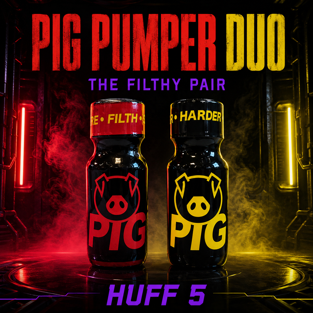 Pig Pumper Duo – Pig Red and Pig Yellow bundle
