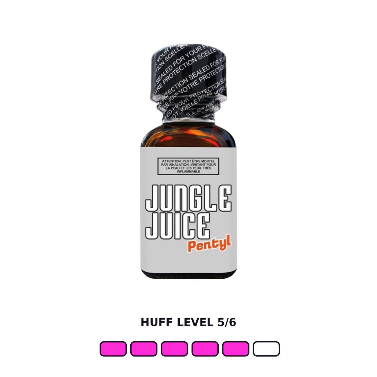 Jungle Juice Pentyl 25 ml clean front view — HUFF LEVEL 5/6