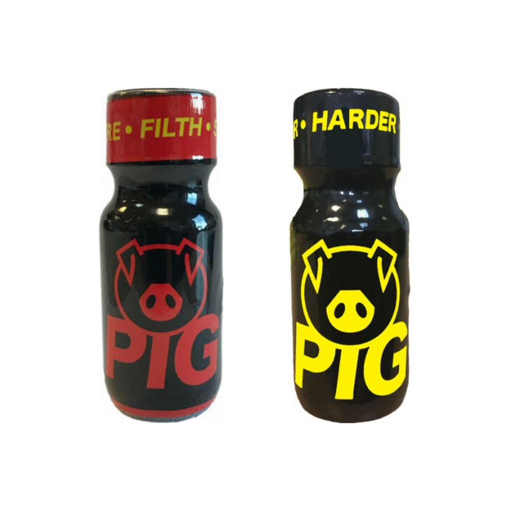 Pig Pumper Duo clean bundle lineup — Pig Red and Pig Yellow