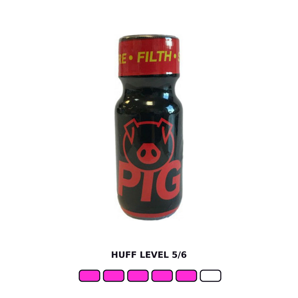 Pig Red – 25 ml clean front view — HUFF LEVEL 5/6