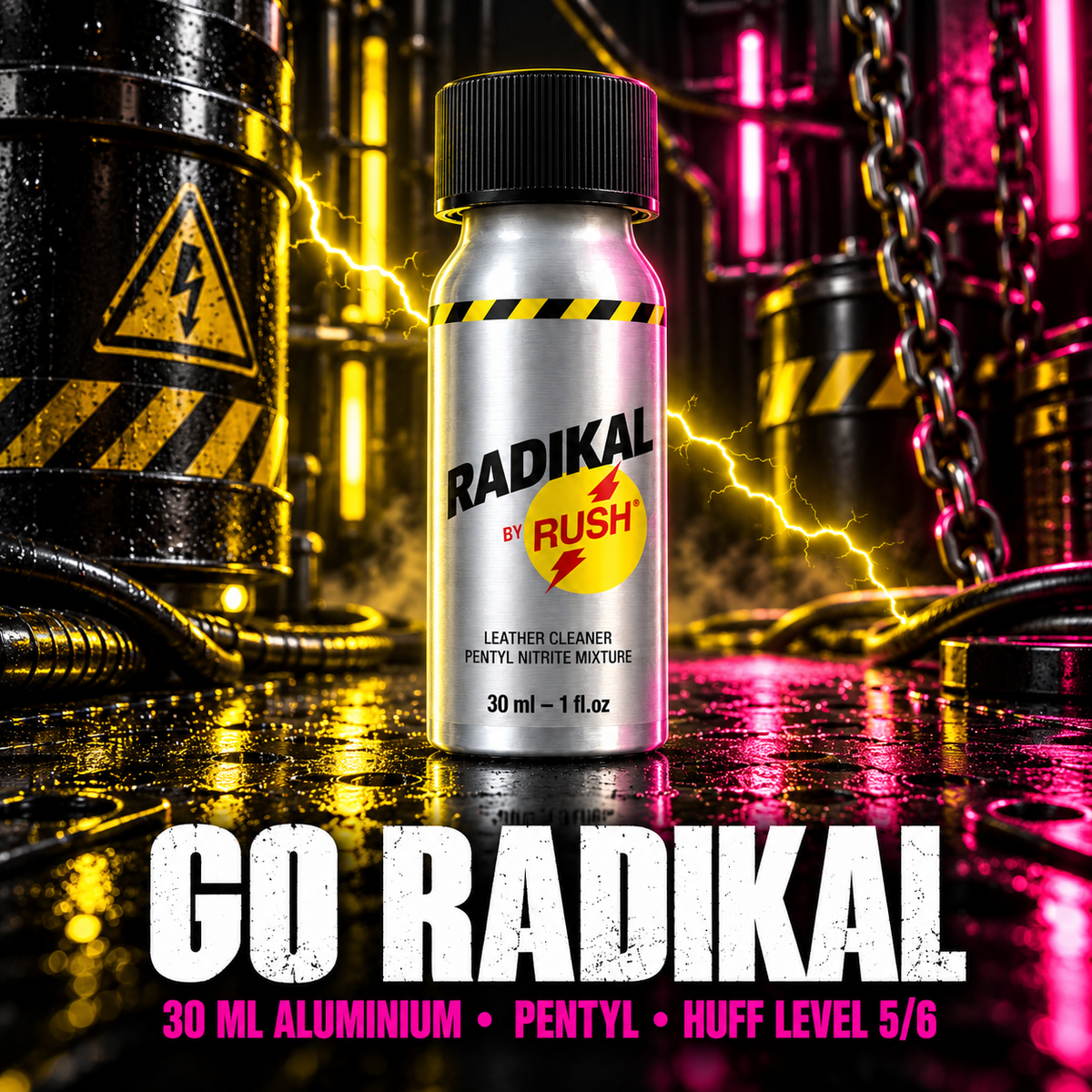 Radikal by Rush 30 ml aluminium hero image — Go Radikal