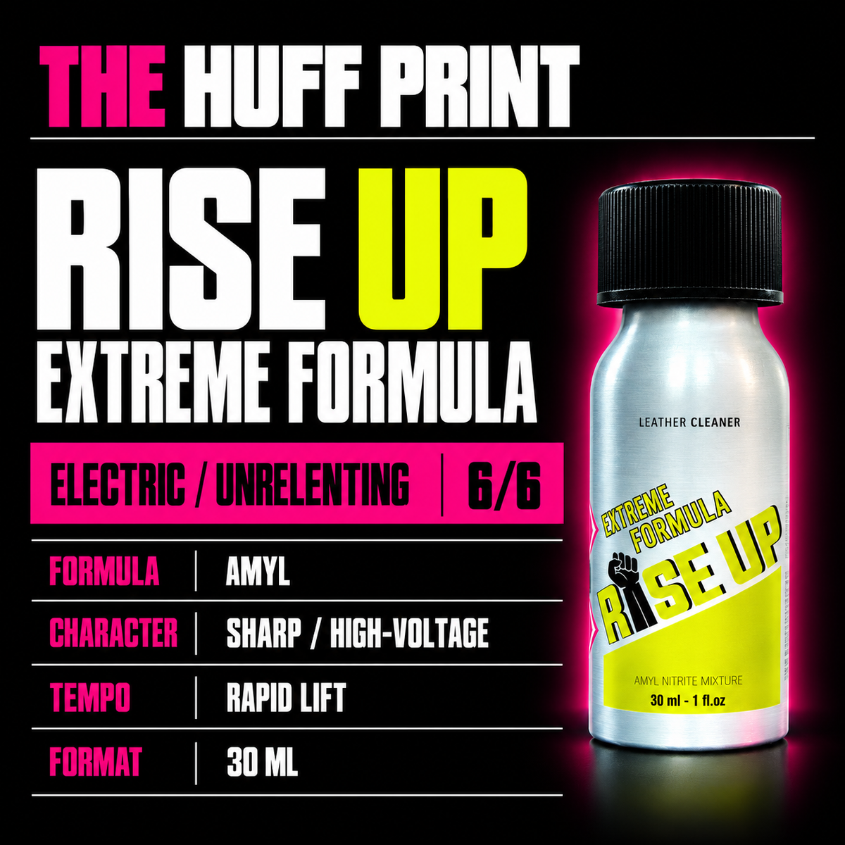 Rise Up Extreme Formula 30 ml Huff Print
