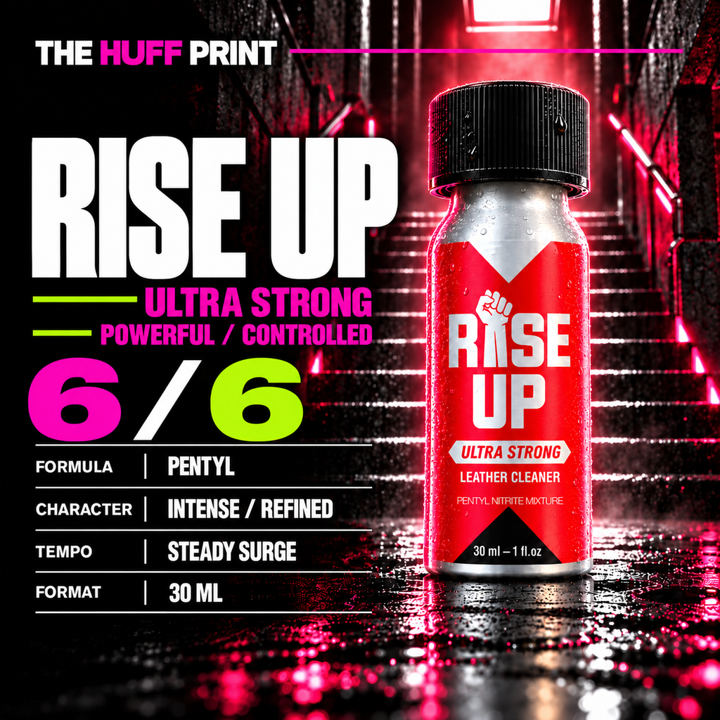 Rise Up Ultra Strong 30 ml HuffPrint — pentyl, powerful and controlled, Huff Level 6 of 6