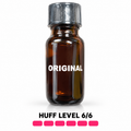 The Slutty Brown Bottle 25 ml on a clean white background, HUFF LEVEL 6/6